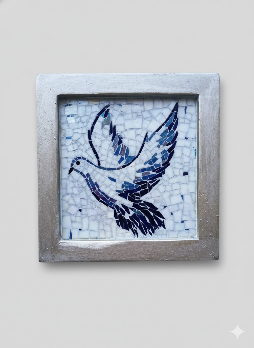 Blue Dove Mosaic