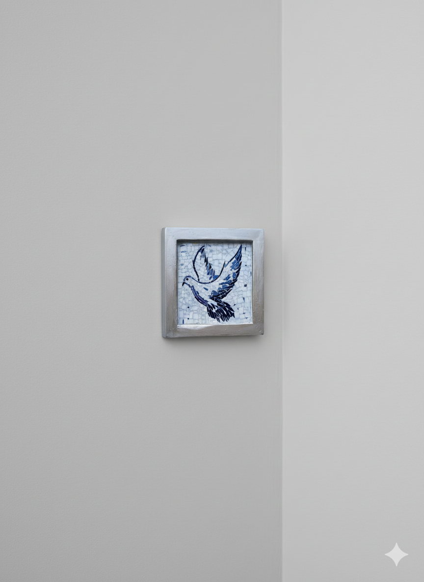 Blue Dove Mosaic