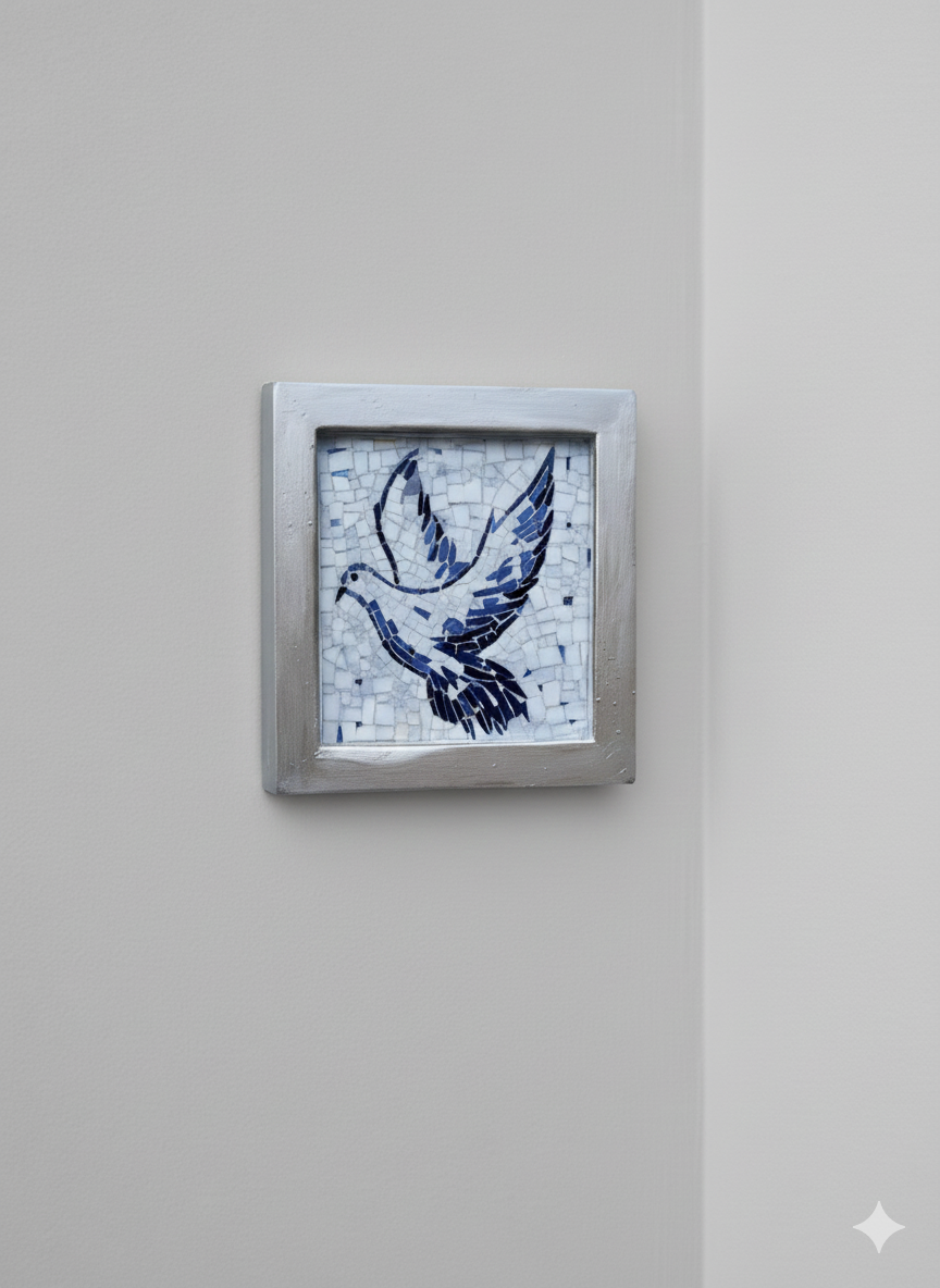 Blue Dove Mosaic