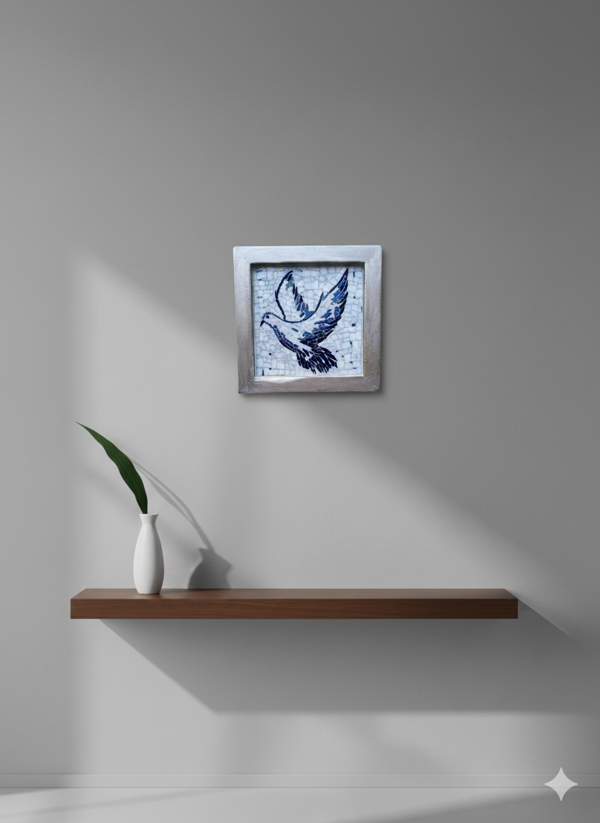 Blue Dove Mosaic