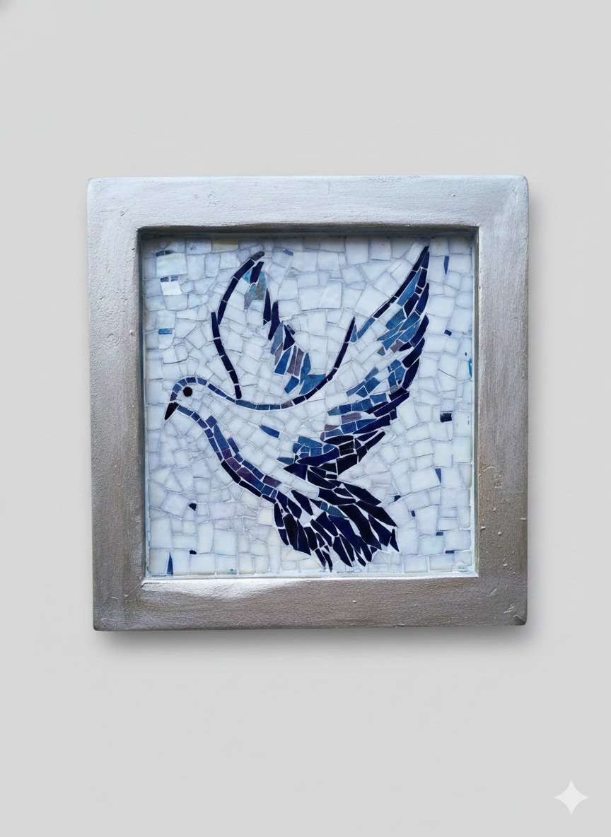 Blue Dove Mosaic