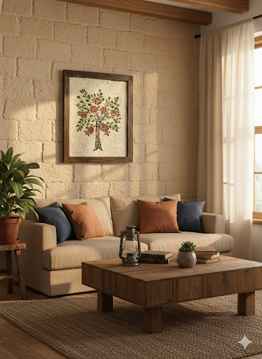 Pomegranate Tree Mosaic Wall Art