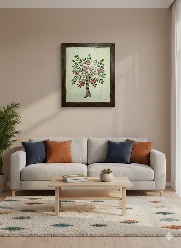 Pomegranate Tree Mosaic Wall Art