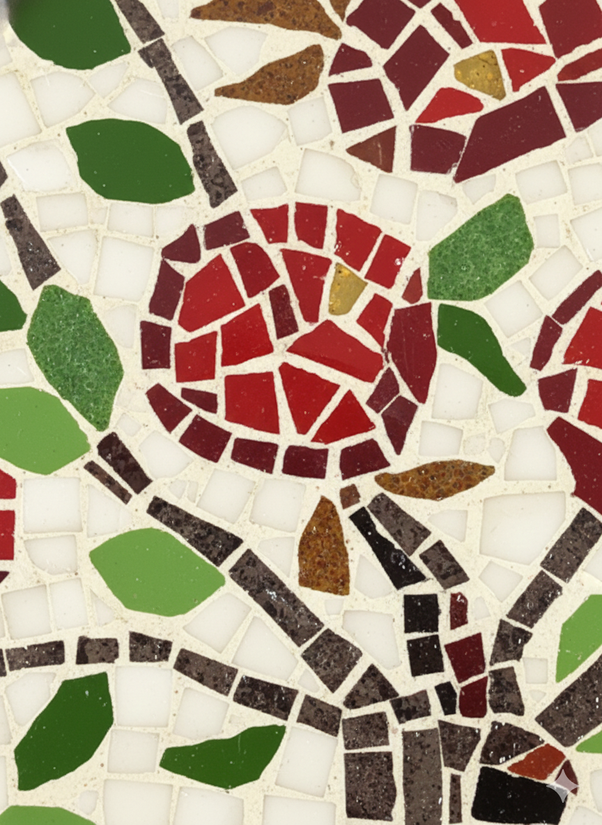 Pomegranate Tree Mosaic Wall Art
