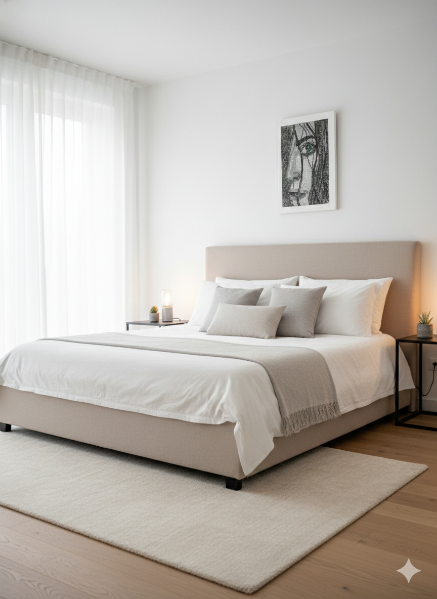 The girl with the green eye handmade mosaic art